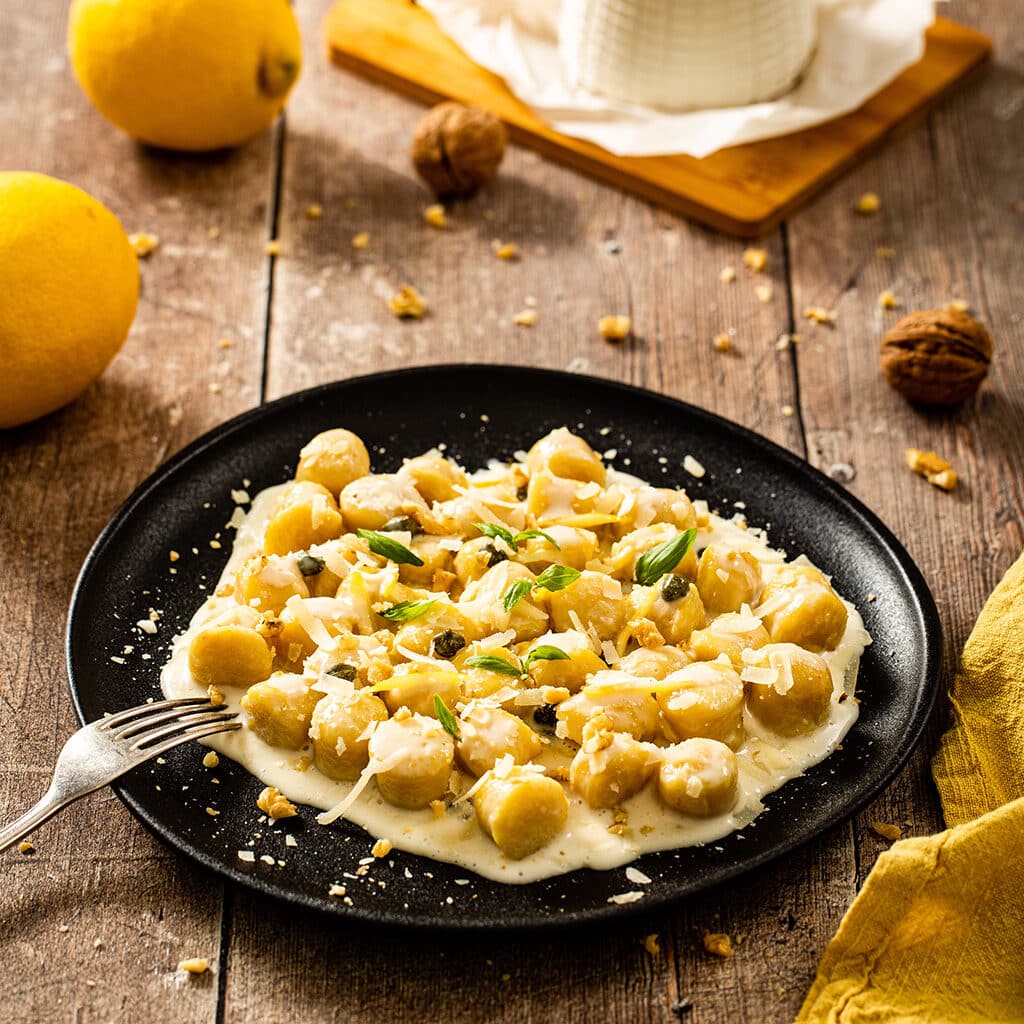 Lemon Ricotta Cauliflower Gnocchi Recipe