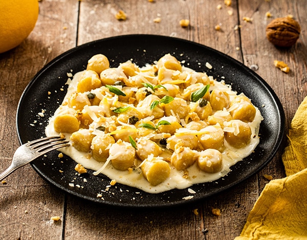 Lemon Ricotta Cauliflower Gnocchi Recipe